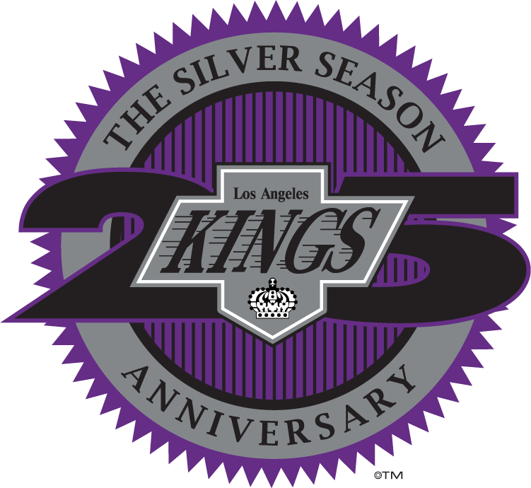 Los Angeles Kings 1992 Anniversary Logo DIY iron on transfer (heat transfer)